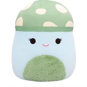 Squishmallow 12” Bo Lynn Teal Spotted Mushroom